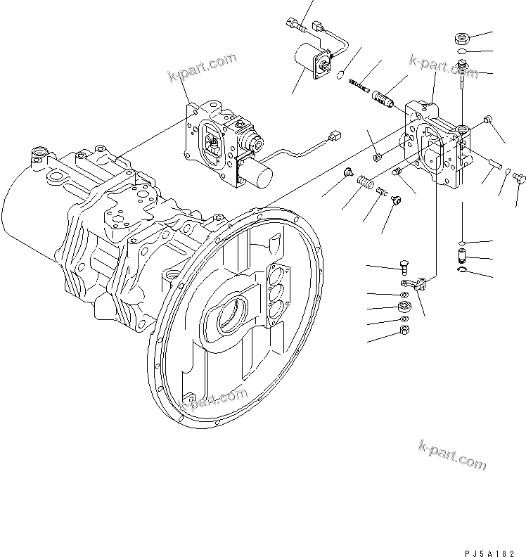 Komatsu parts book diagram for PC300-6 S/N 30001-UP: MAIN PUMP (8/10)(#33001-)