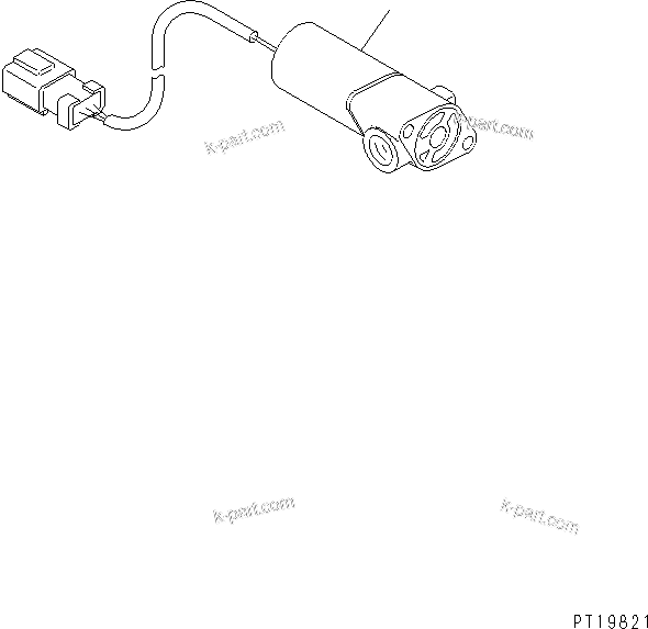 Komatsu parts book diagram for PC350-6 S/N 10001-UP: EPC VALVE