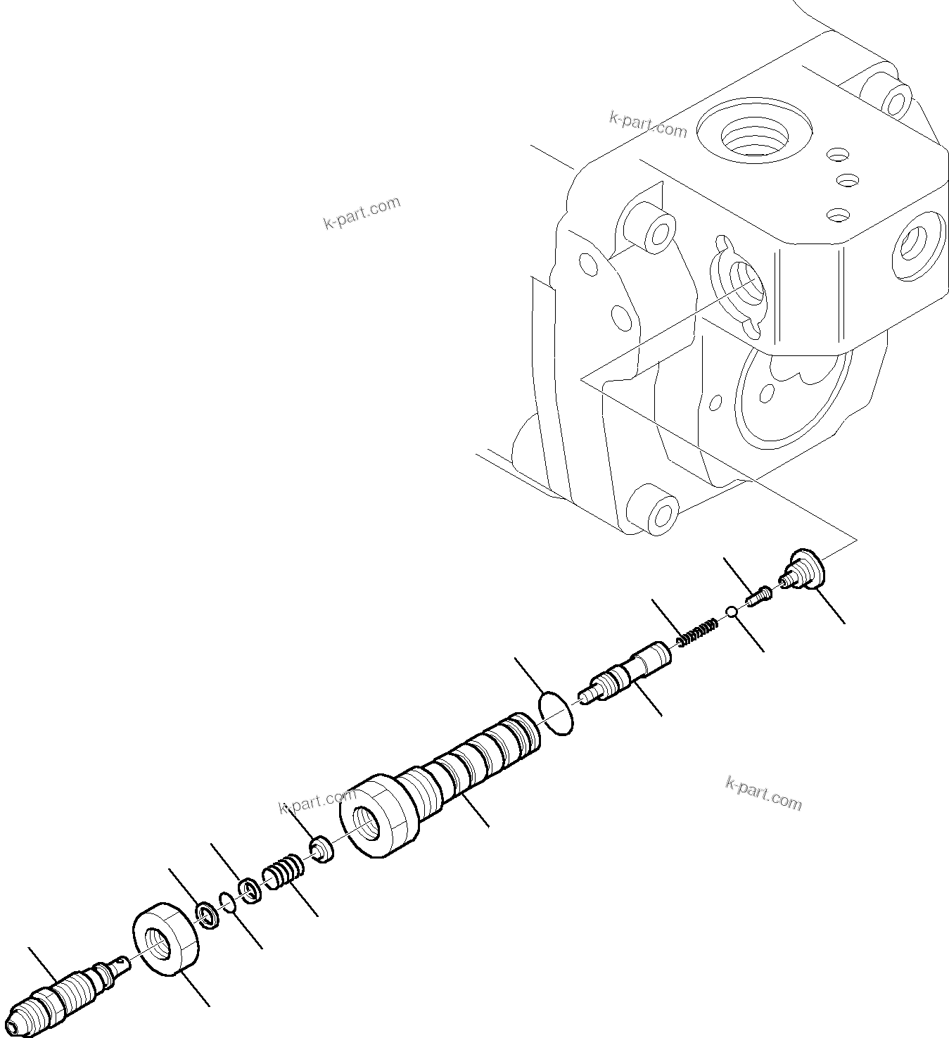 Komatsu parts book diagram for PC35R-8 S/N F20932-Up: HYDRAULIC PUMP (4/6)