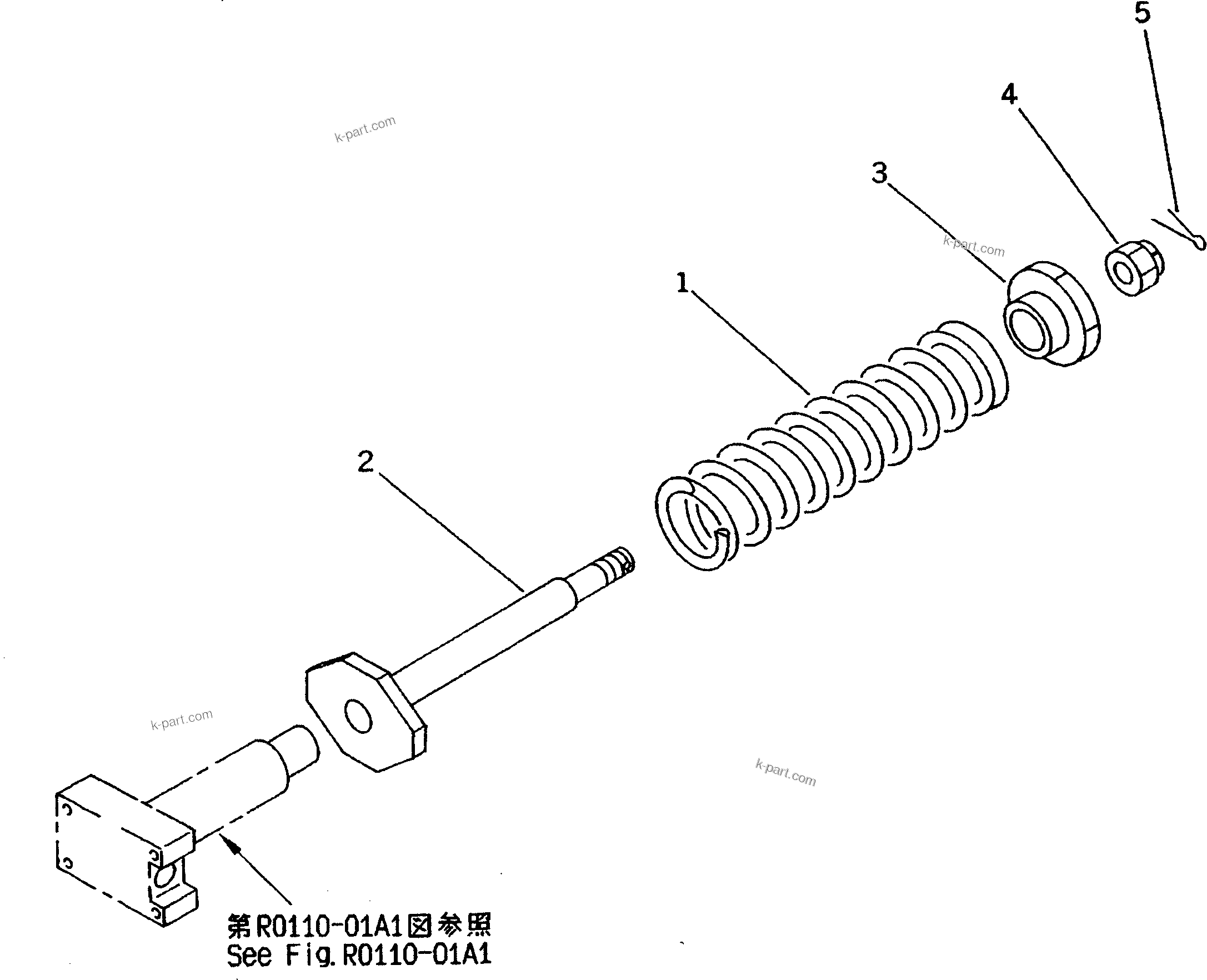 Komatsu parts book diagram for PC38UU-2 S/N 3001-UP: IDLER CUSHION (FOR STEEL SHOE)(#3001-4482)