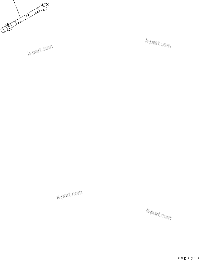 Komatsu parts book diagram for PC38UU-2 S/N 3001-UP: NOZZELE(FOR RUBBER SHOE)