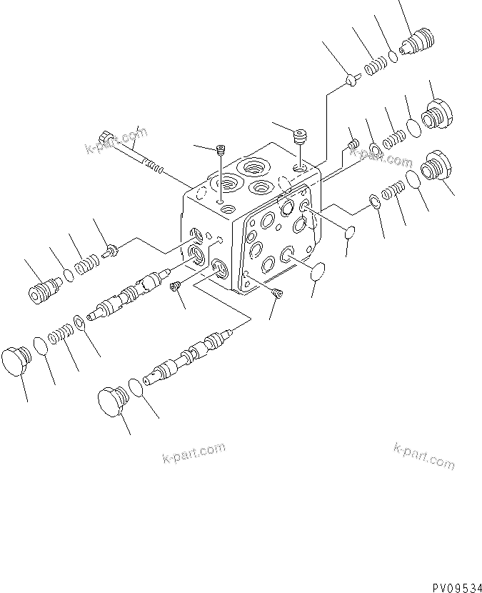 Komatsu parts book diagram for PC40-7 S/N 18001-UP: TRAVEL MOTOR (3/3)