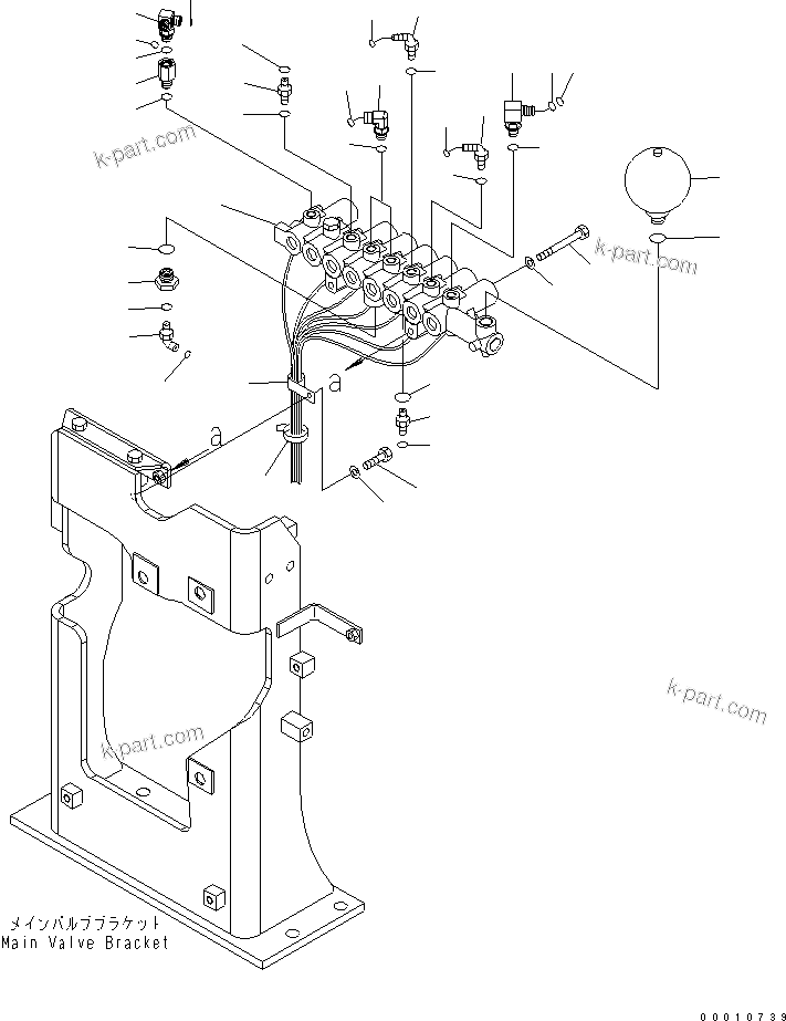 Komatsu parts book diagram for PC400-7-M1 S/N 50001-UP: SOLENOID VALVE (VALVE)