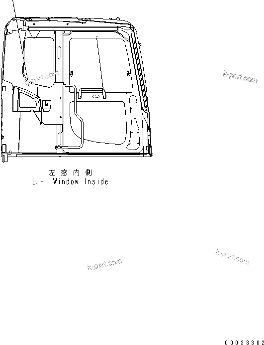 Komatsu parts book diagram for PC400-7E0 S/N 60001-UP (ecot3): PLATE (LUBRICATION STANDARD CHART) (WORK EQUIPMENT GREASE 100H)