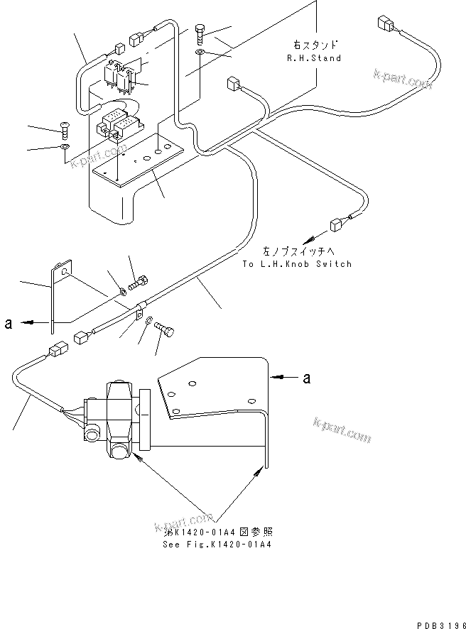 Komatsu parts book diagram for PC400LC-6 S/N 30001-UP: WIRING (SOLENOID VALAE) (LOADER)(#30001-30162)