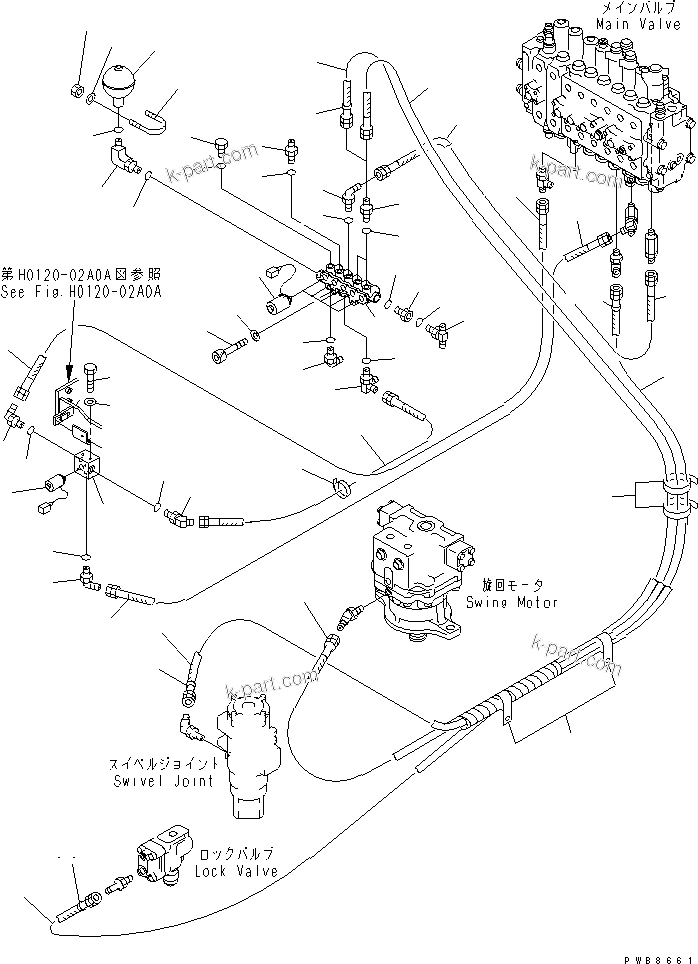Komatsu parts book diagram for PC400LC-6 S/N 30001-UP: SOLENOID VALVE (LOADER)(#32001-32249)