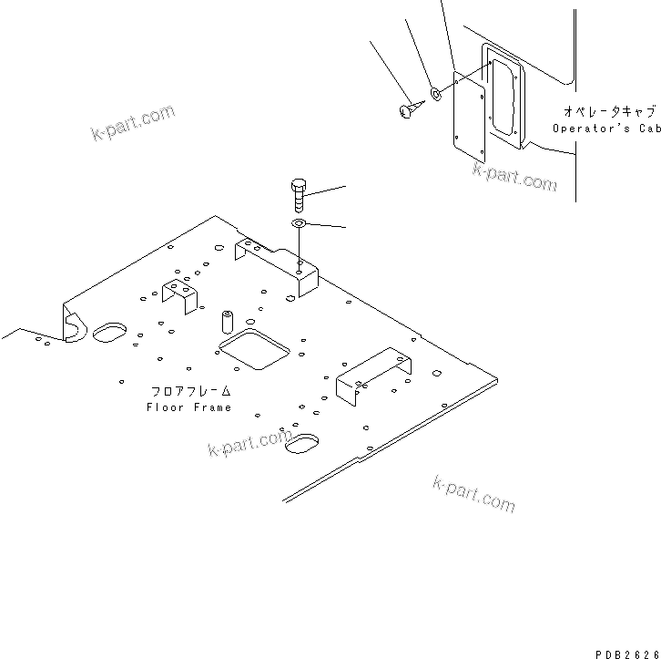 Komatsu parts book diagram for PC400LC-6 S/N 30001-UP: HEATER LESS(#30001-31999)