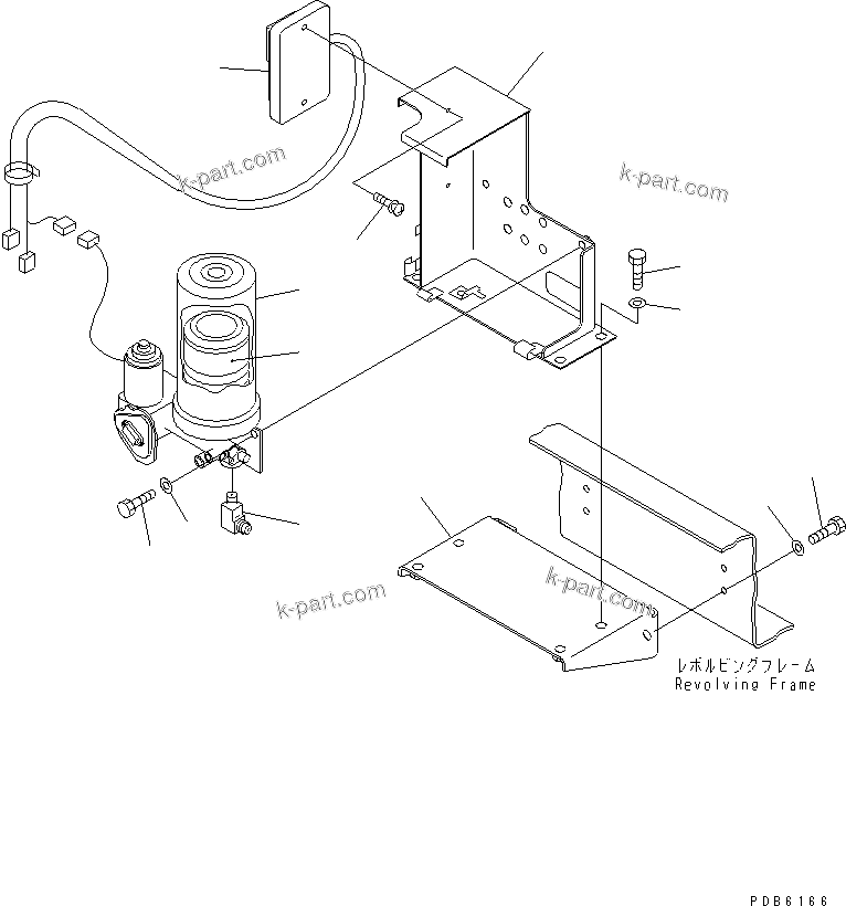 Komatsu parts book diagram for PC400LC-6 S/N 30001-UP: AUTO GREASING SYSTEM PARTS (GREASE PUMP)