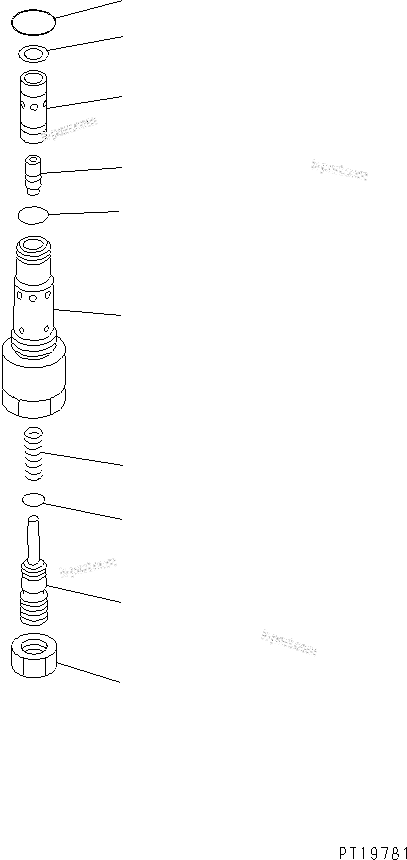 Komatsu parts book diagram for PC400LC-6 S/N 30001-UP: MAIN PUMP (8/9)(#30001-31999)
