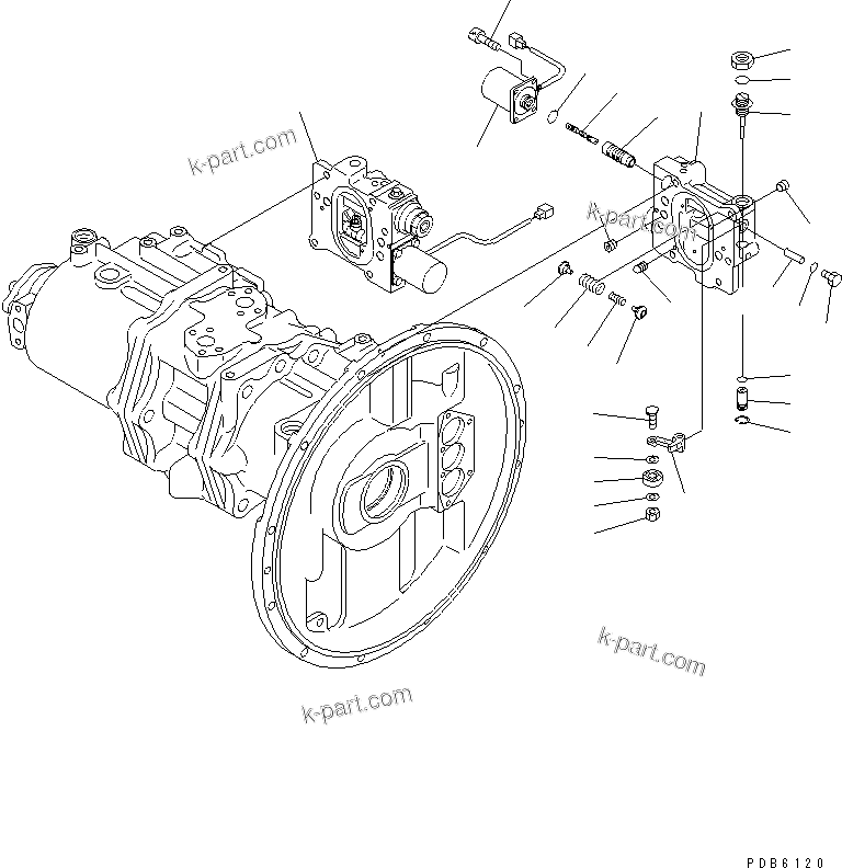 Komatsu parts book diagram for PC400LC-6 S/N 30001-UP: MAIN PUMP (9/13) (FOR CIS)(#30249-)