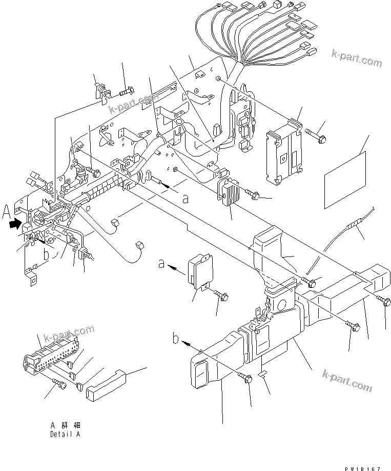Komatsu parts book diagram for PC400LC-6 S/N 30001-UP (SAA6D125E-2 (Emission) Eng. Installed): OPERATOR'S CAB (BASE) (WORK LEVER WITH PPC VALVE)(#32488-)