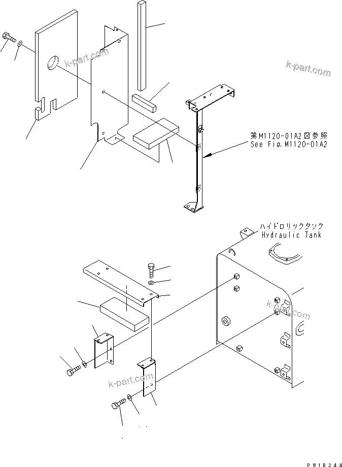 Komatsu parts book diagram for PC400LC-6 S/N 30001-UP (SAA6D125E-2 (Emission) Eng. Installed): PARTITION (CAB REAR) (WITH AIR CONDITIONER)(#32488-)