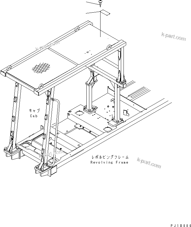 Komatsu parts book diagram for PC400LC-6 S/N 30001-UP (SAA6D125E-2 (Emission) Eng. Installed): PLATE (FOR F.O.G.)(#32420-)