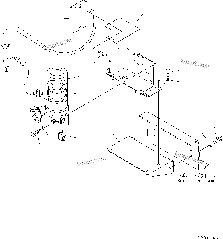 Komatsu parts book diagram for PC400LC-6 S/N 30001-UP (SAA6D125E-2 (Emission) Eng. Installed): AUTO GREASING SYSTEM PARTS (GREASE PUMP)