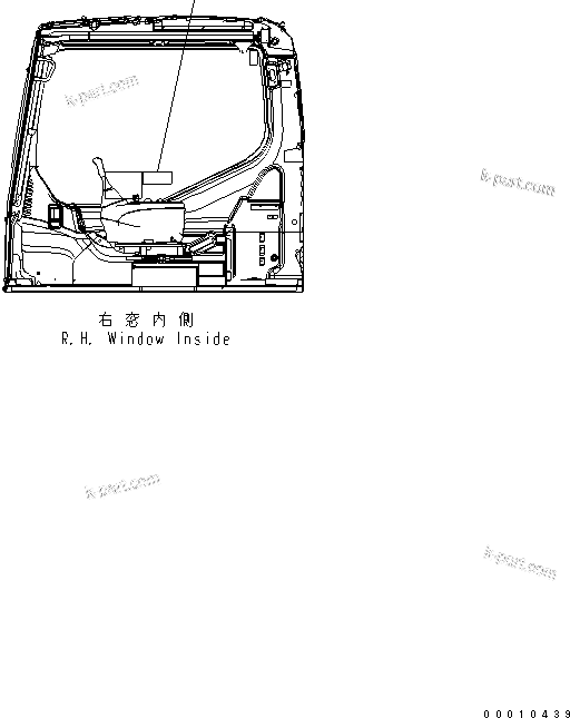 Komatsu parts book diagram for PC400LC-7-M1 S/N 50001-UP: MARKS AND PLATES (SIFT PATTERN ?ISO) (JAPANESE)