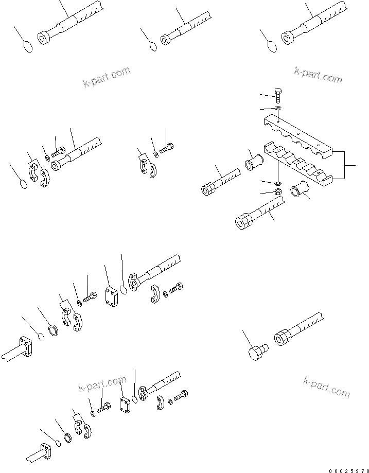 Komatsu parts book diagram for PC400LC-6Z S/N 30001-UP (Pipe Looper Spec.): ATTACHMENT LINE (HOSE AND DRAIN) (FOR PIPE LOOPER)(#32933-)