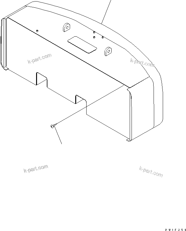 Komatsu parts book diagram for PC400LC-6Z S/N 30001-UP (Pipe Looper Spec.): COUNTER WEIGHT (10898KG)(#32670-)