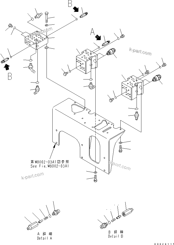Komatsu parts book diagram for PC400LC-6Z S/N 30001-UP (Pipe Looper Spec.): PIPE LOOPER PIPING (RELIEF VALVE) (1/2)(#32933-)