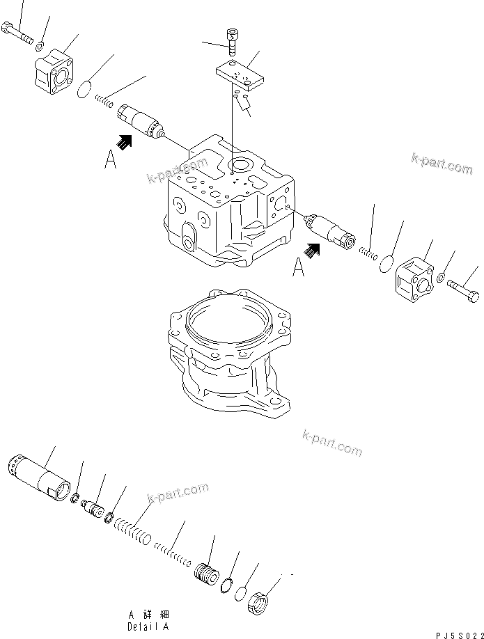 Komatsu parts book diagram for PC400LC-6Z S/N 30001-UP (Pipe Looper Spec.): SWING MOTOR (2/2)(#32001-)