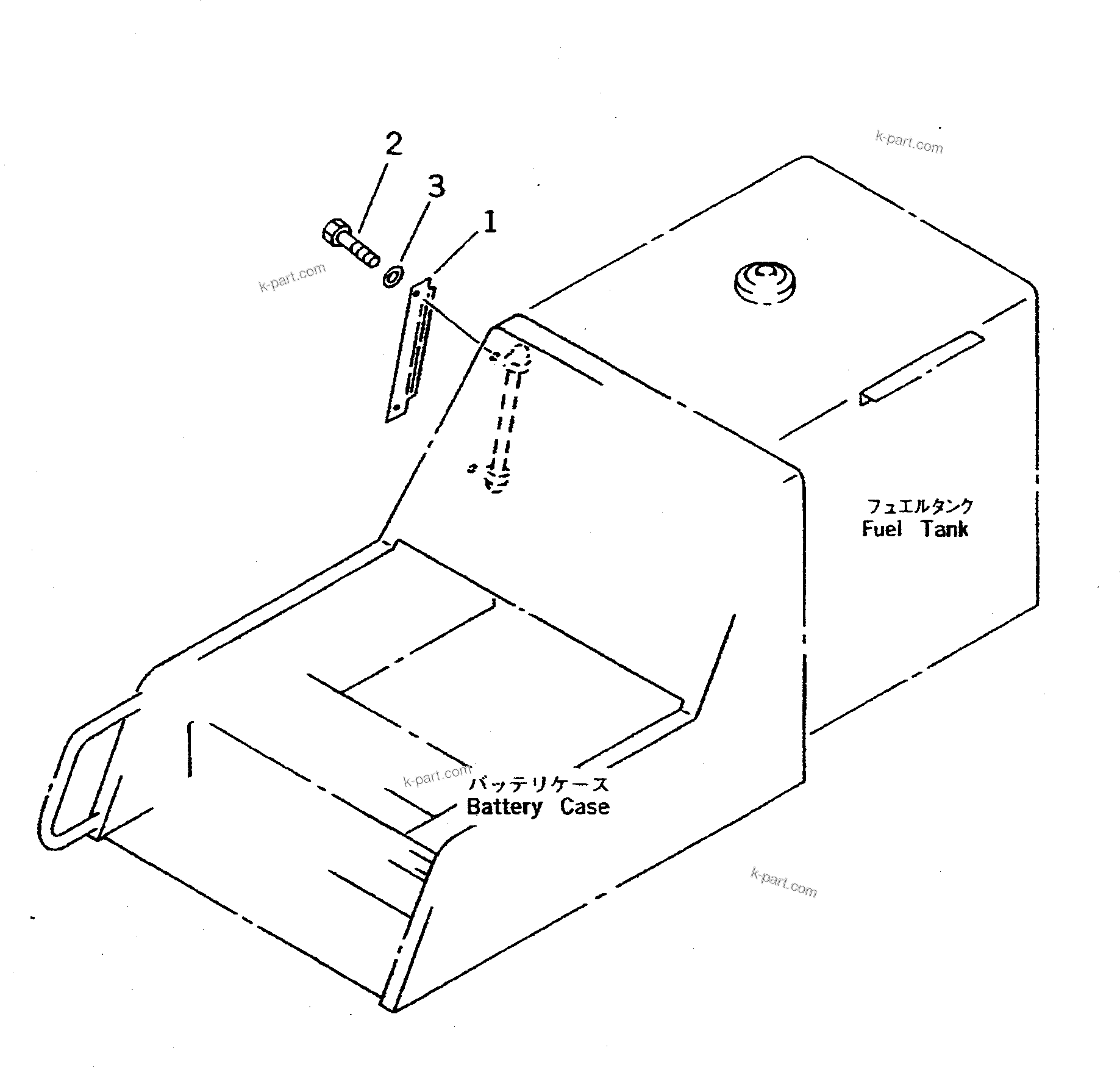 Komatsu parts book diagram for PC400LC-5 S/N 20001-UP (Overseas Version): FUEL GAUGE COVER(#20377-)
