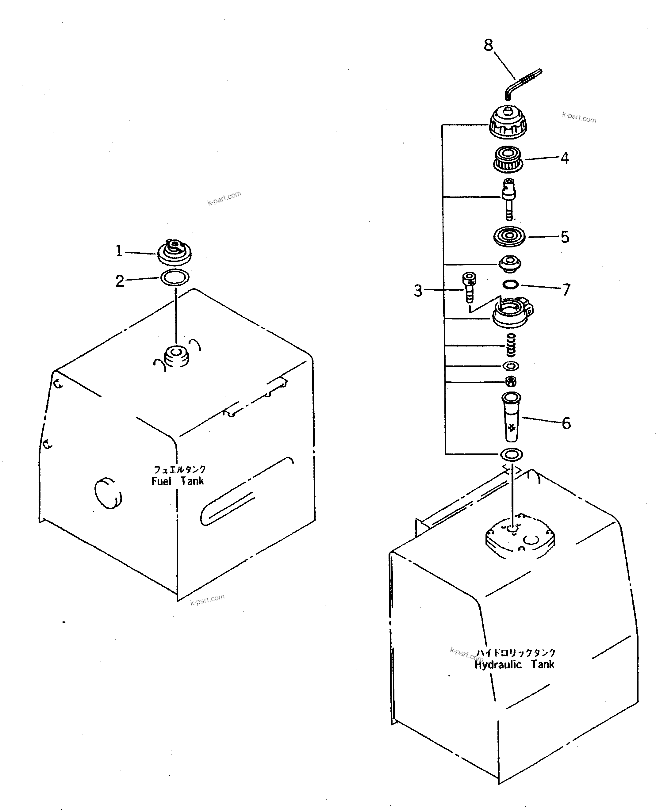 Komatsu parts book diagram for PC400LC-5 S/N 20001-UP (Overseas Version): VANDALISM PROTECTION(#20001-20877)