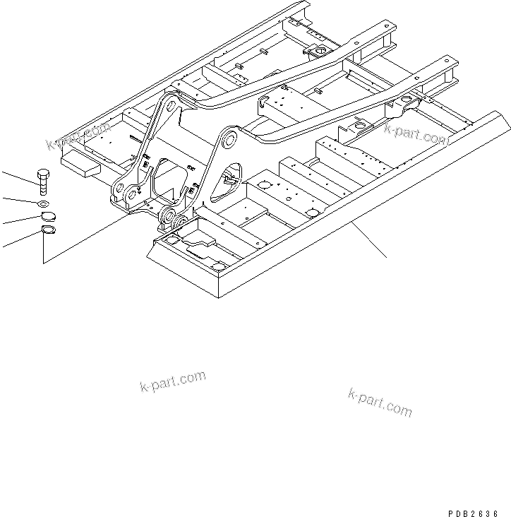Komatsu parts book diagram for PC450LC-6 S/N 10001-UP: REVOLVING FRAME (FOR AUTO GREASING)(#10001-11999)