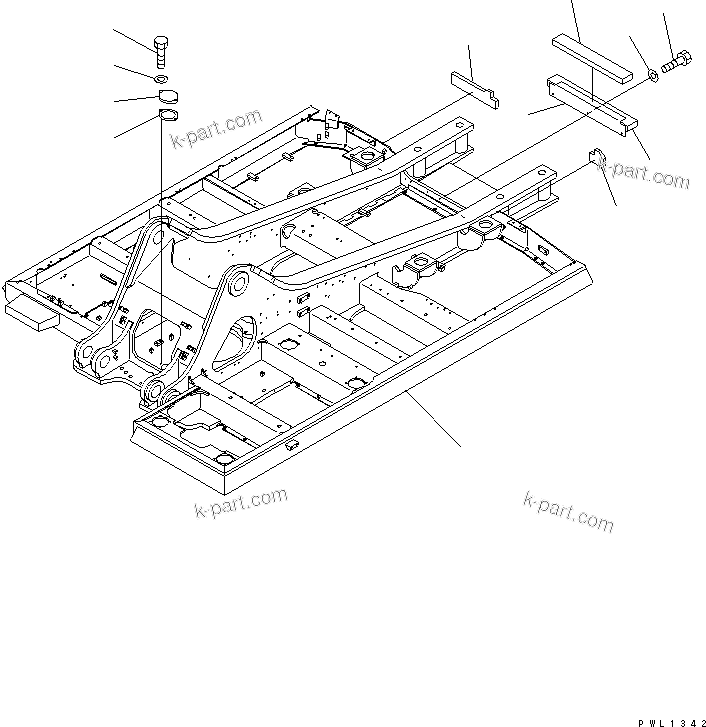 Komatsu parts book diagram for PC450LC-6 S/N 10001-UP: REVOLVING FRAME (FOR AUTO GREASING)(#12144-)