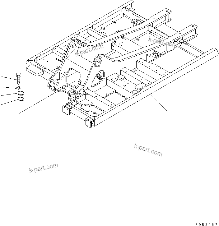 Komatsu parts book diagram for PC450LC-6 S/N 10001-UP: REVOLVING FRAME (F.O.P.S.)(#10156-11999)