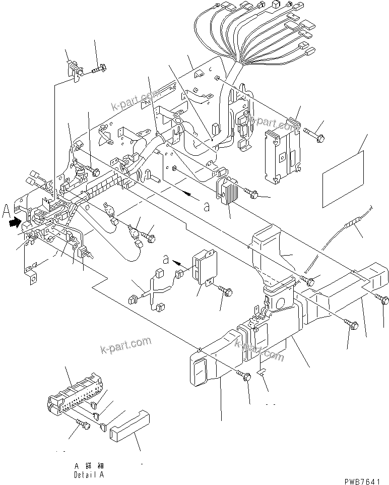 Komatsu parts book diagram for PC450LC-6 S/N 10001-UP: OPERATOR'S CAB (BASE) (WORK LEVER WITH PPC VALVE) (FOR POWER PULL UP WINDOW)(#12001-)