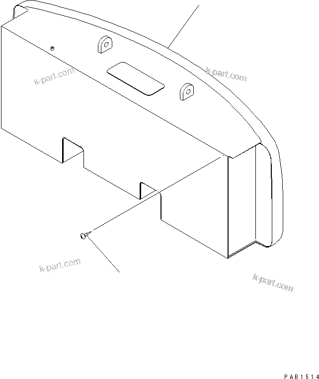 Komatsu parts book diagram for PC450LC-6 S/N 10001-UP: COUNTER WEIGHT (8890KG)(#10001-12143)