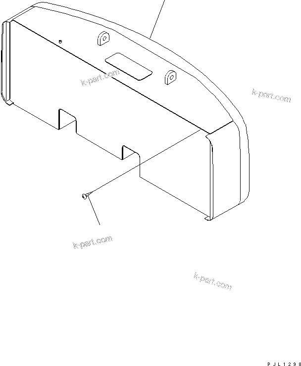 Komatsu parts book diagram for PC450LC-6 S/N 10001-UP: COUNTER WEIGHT (8890KG)(#12144-)