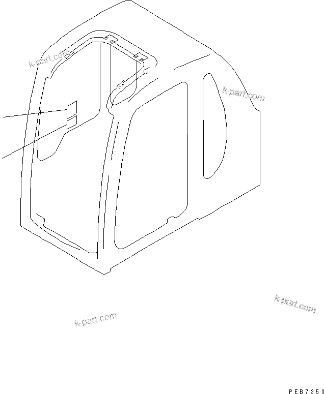 Komatsu parts book diagram for PC450LC-6 S/N 10001-UP: MARKS AND PLATES (SIFT PATTERN ? ISO) (JAPANESE)(#10433-)