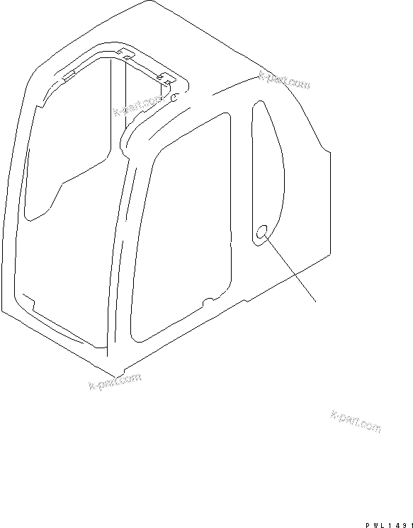 Komatsu parts book diagram for PC450LC-6 S/N 10001-UP: PLATE (QUARRY MARK)(#12104-)