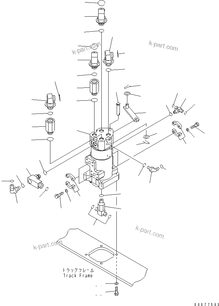 Komatsu parts book diagram for PC450LCHD-8 S/N K50001-UP: HOOD (2/4)