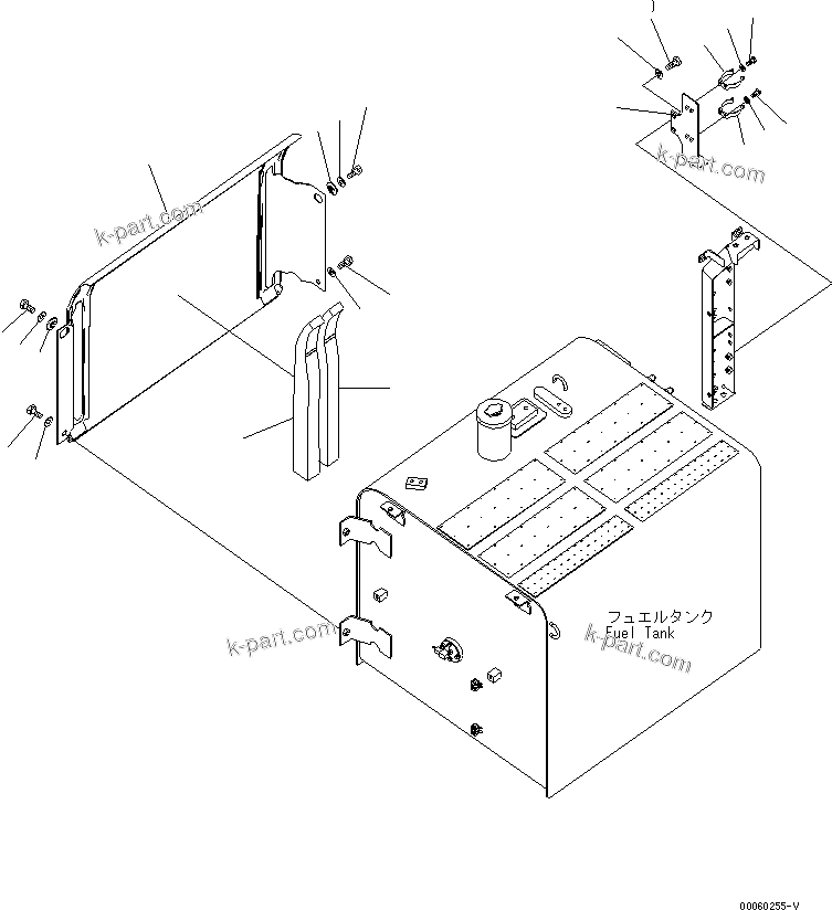 Komatsu parts book diagram for PC450LCHD-8 S/N K50001-UP: RIGHT SIDE DOOR (MACHINE CAB) (3/3) (#K50001-K50349)
