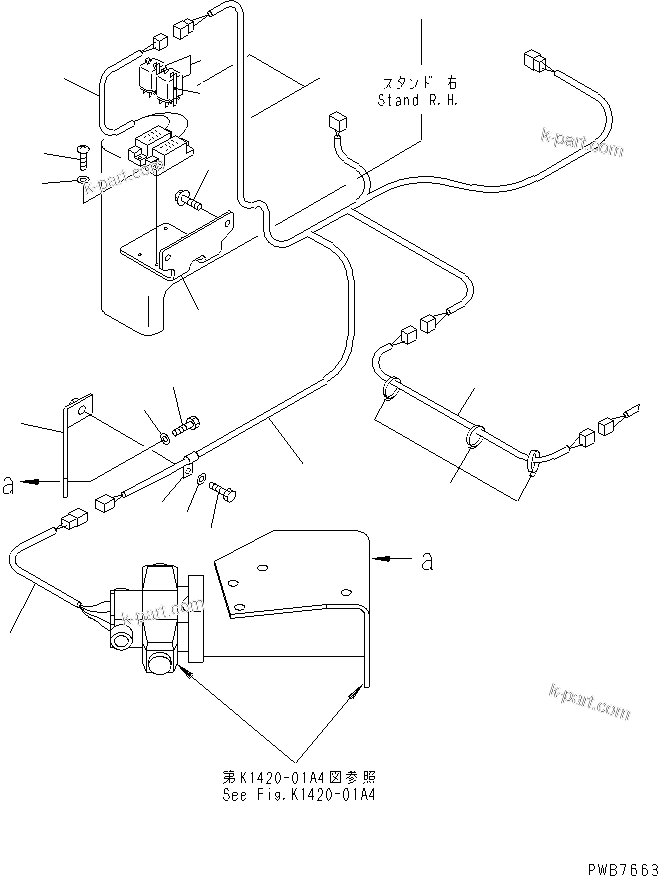 Komatsu parts book diagram for PC450LC-6Z S/N 10001-UP: FLOOR FRAME (SOLENOID VALVE) (LOADER)(#10394-11999)