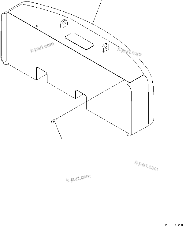 Komatsu parts book diagram for PC450LC-6Z S/N 10001-UP: COUNTER WEIGHT (8890KG)(#12144-)