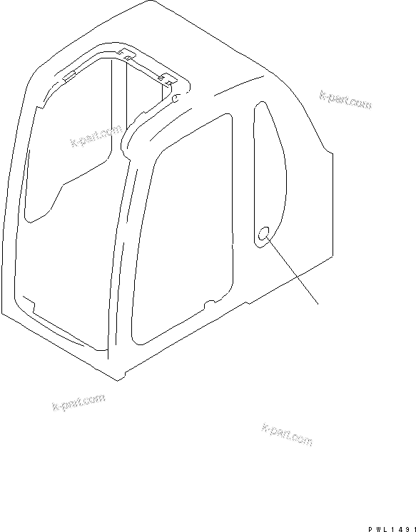Komatsu parts book diagram for PC450LC-6Z S/N 10001-UP: PLATE (QUARRY MARK)(#12104-)
