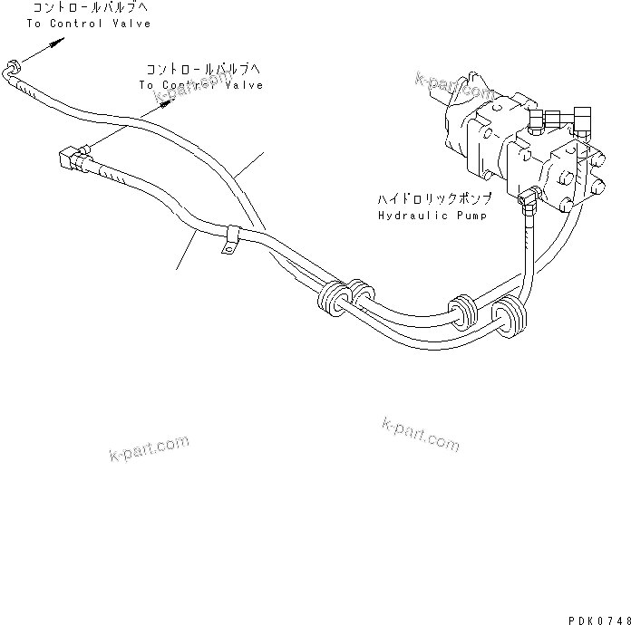 Komatsu parts book diagram for PC45R-8 S/N 5001-UP: PERIODICAL REPLACEMENT CRITICAL PARTS (2/2) (HYDRAULIC HOSE)