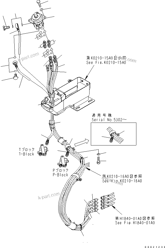 Komatsu parts book diagram for PC50MR-2 S/N 5001-UP (For High Altitude): OPERATOR'S CAB (PIPING R.H.) (FOR EU) (HIGH ALTITUDE SPEC.)