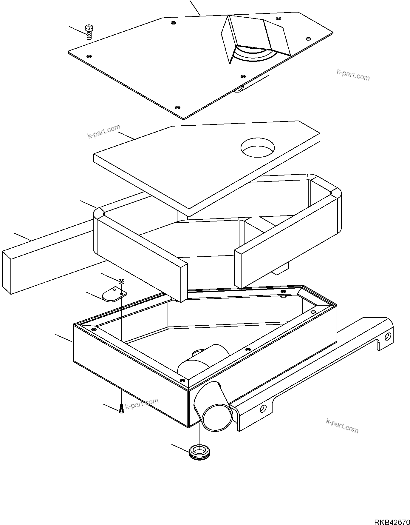 Komatsu parts book diagram for PC50MR-2 S/N F00103 AND UP: AIR SUCTION (2/2)