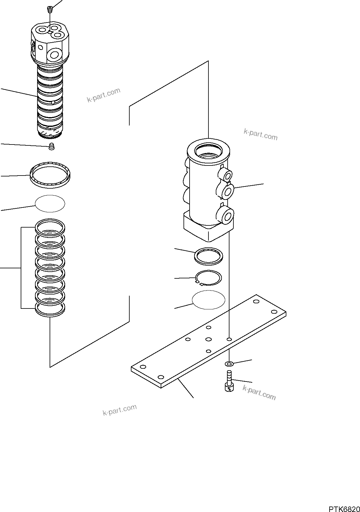 Komatsu parts book diagram for PC50MR-2 S/N F00103 AND UP: SWIVEL JOINT (SUPPLIER KOMATSU)