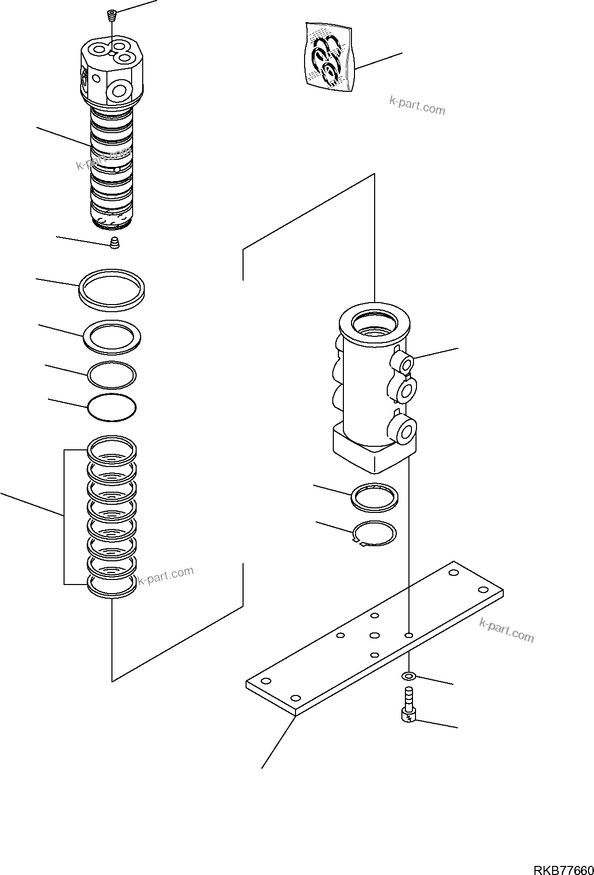 Komatsu parts book diagram for PC50MR-2 S/N F00103 AND UP: SWIVEL JOINT (SUPPLIER ALA)