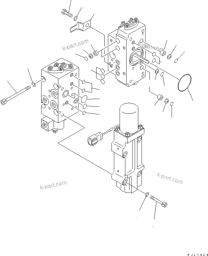Komatsu parts book diagram for PC650-6A S/N 30001-UP: MAIN PUMP (13/14) (NO.1 PUMP)