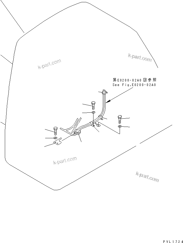 Komatsu parts book diagram for PC650-6 S/N 30001-UP: WIRING (CLAMP)(#30001-30999)