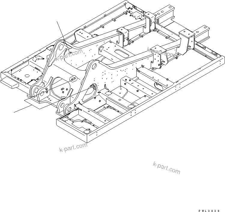 Komatsu parts book diagram for PC650-6 S/N 30001-UP: REVOLVING FRAME (1 ACTUATOR) (KIT)