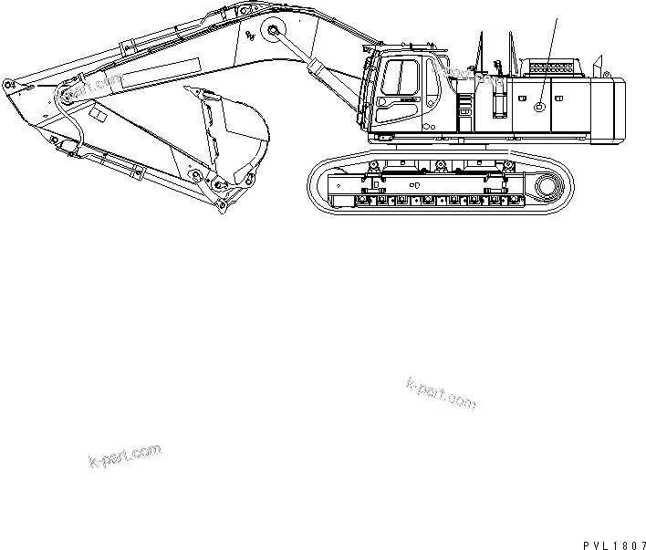 Komatsu parts book diagram for PC650-6 S/N 30001-UP: PLATE (BY-PASS LINE)(#30001-30999)