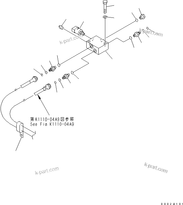 Komatsu parts book diagram for PC650LC-7-M1 S/N 40001-UP: ATTACHMENT PPC LINE (PPC) (FOR BREAKER)