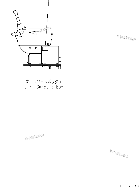 Komatsu parts book diagram for PC650LC-7-M1 S/N 40001-UP: PLATE (FRON REGULATION PLATE)