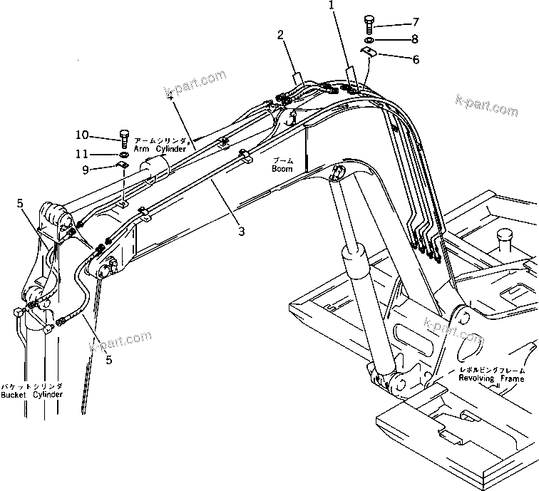 Komatsu parts book diagram for PC650SE-3 S/N 10501-UP: ELECTRICAL SYSTEM (WIRING) (4/6) (WITH AUTO DECELERATION)(#10501-10852)